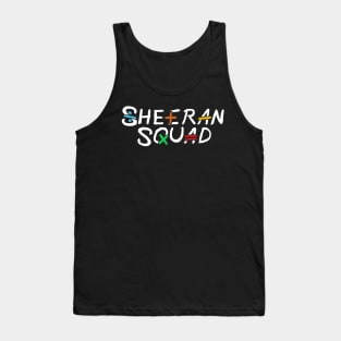 Ed Sheeran shape of you albums Squad 2 The Mathematics Tour 2023 Tank Top